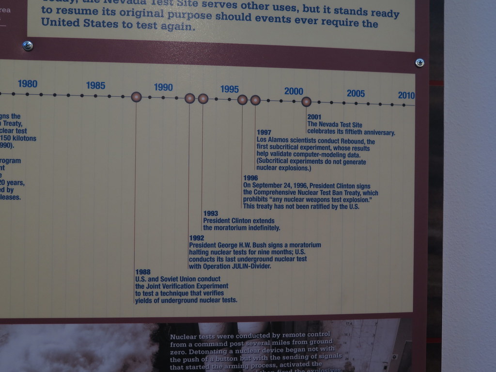 Nevada Test Site NTS Timeline Bradbury Science Museum Flickr