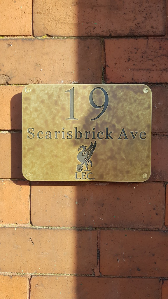 Bespoke Aged Brass House Sign Aged Brass Sign john rutter Flickr