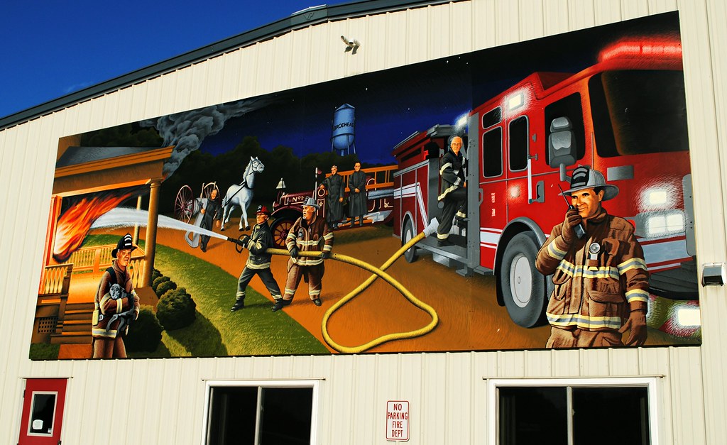 Brodhead, Wisconsin Fire Department Mural Cragin Spring Flickr