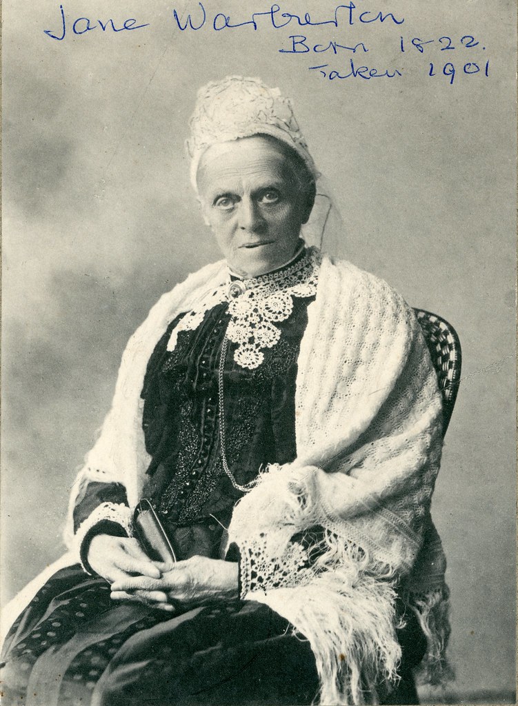 Jane Warburton (mother of Miriam) Born 1822, died 1901) Flickr