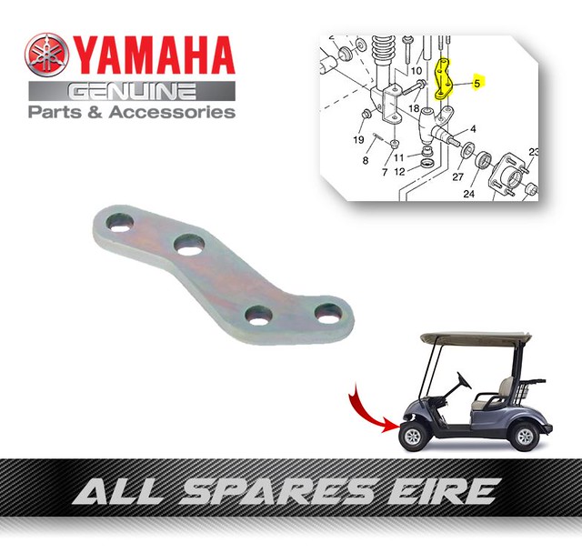 OEM YAMAHA STEERING END KNUCKLE ARM PLATE YDRA G29 DRIVE GOLF CART BUGGY eBay