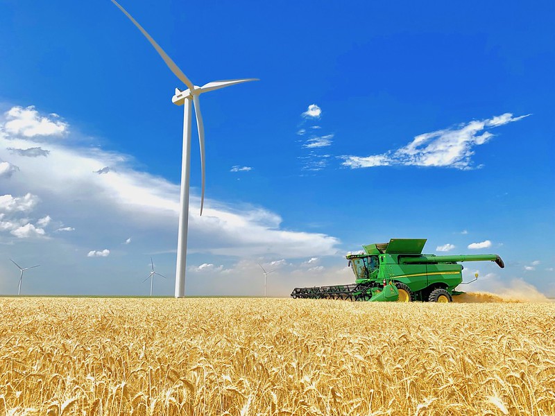 Brian Harvesting wind and wheat in southwest Kansas All Aboard Harvest