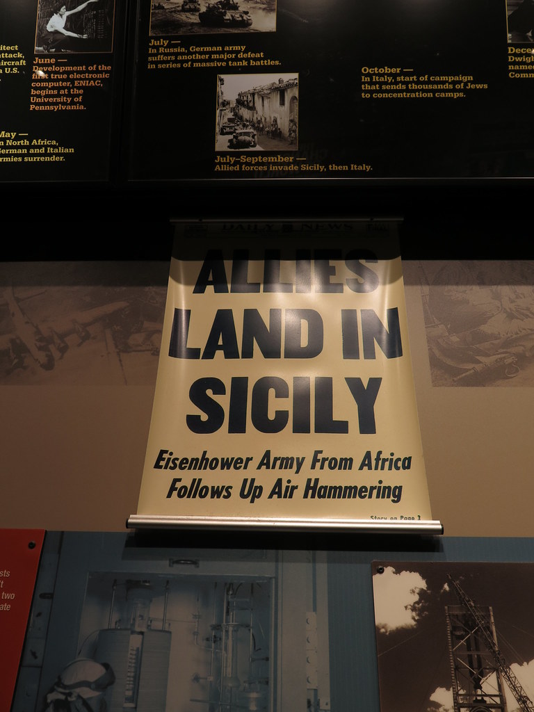 Allies Land in Sicily Bradbury Science Museum Flickr