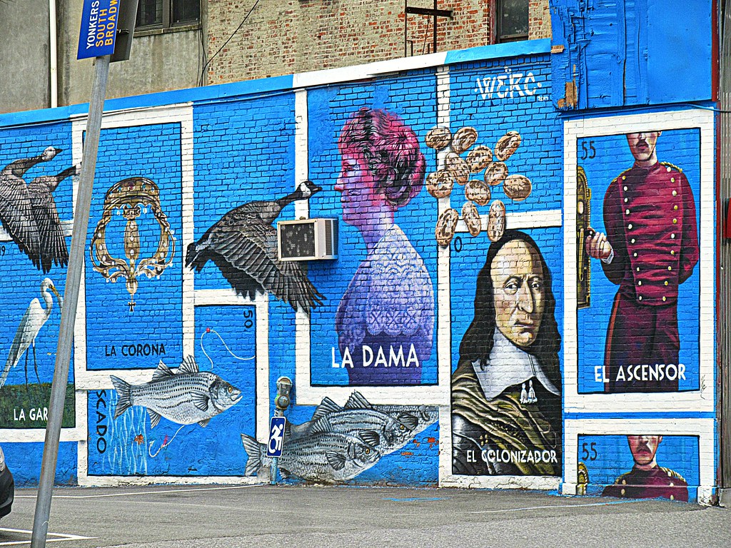 El mural This mural by Jari "Werc" Alvarez, on South Broad… Flickr
