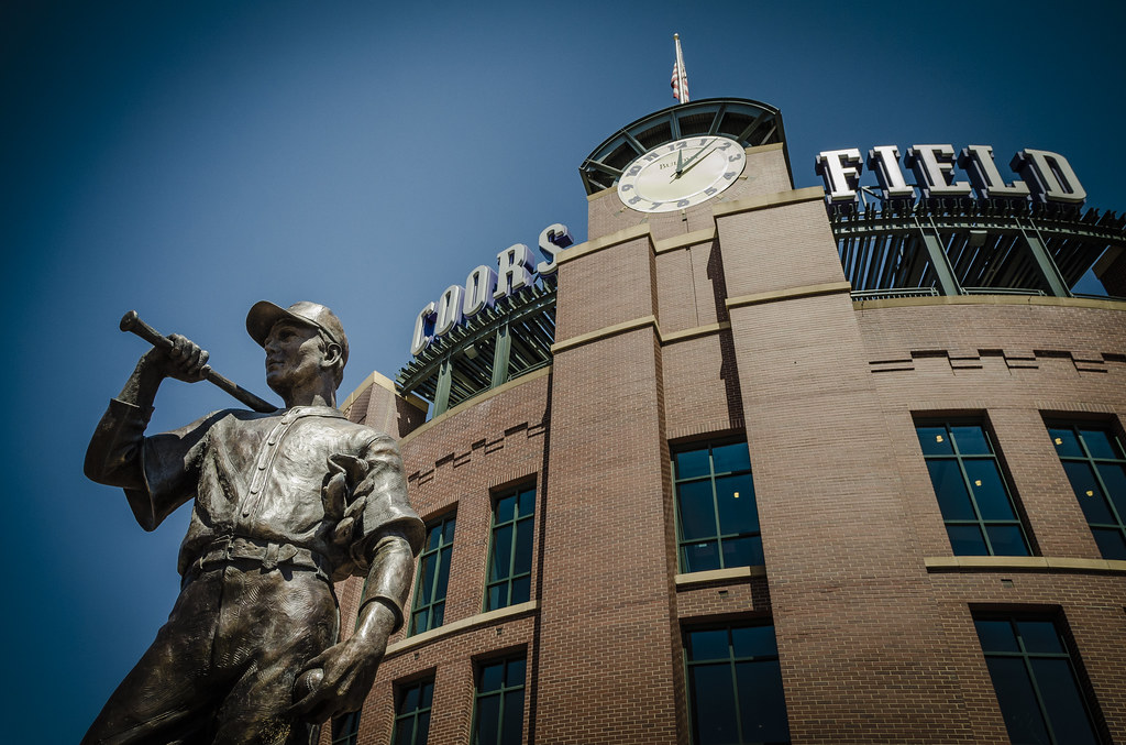 Coors Field Statue Robert W. Flickr