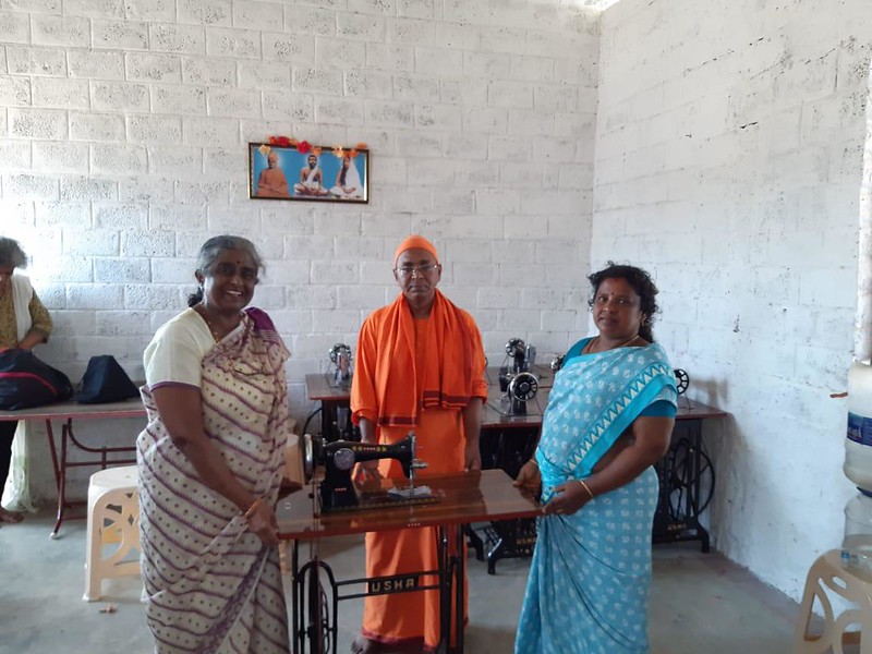 Distribution of Sewing Machines Ramanathapuram Belur Math Media Gallery