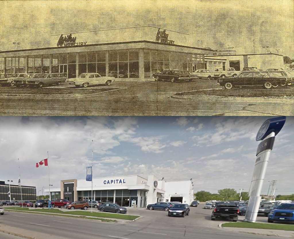 Wiley Lincoln Mercury in 1965 and now Capital Ford at 555 … Flickr