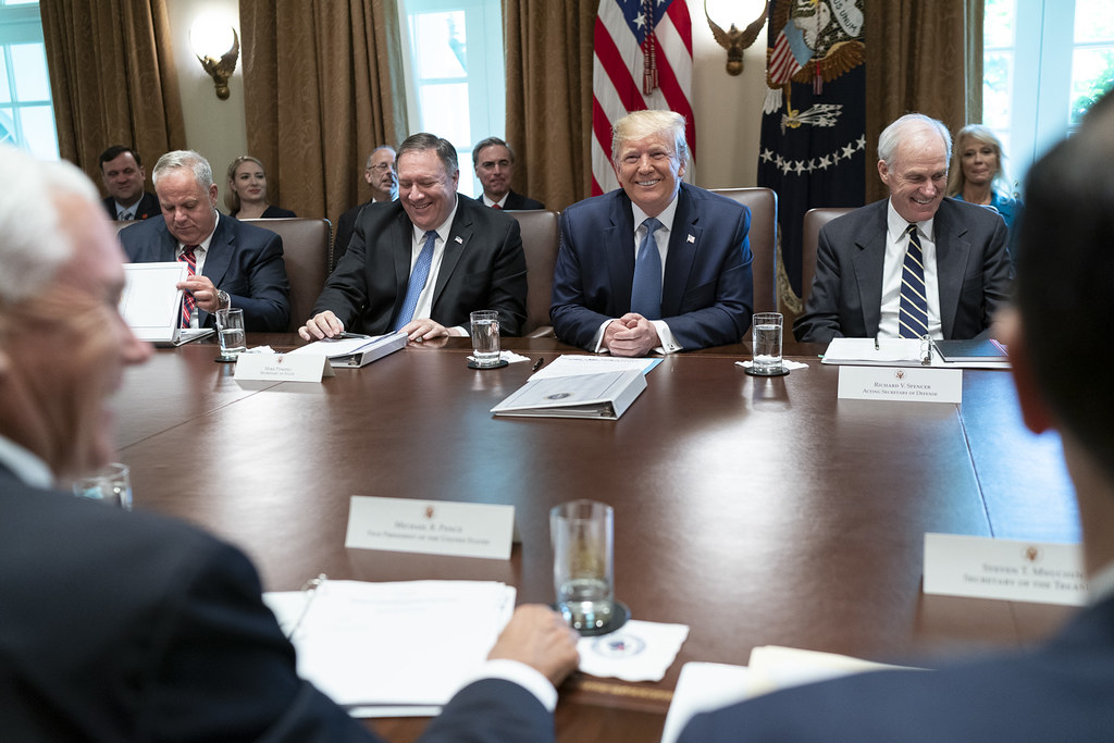 Meeting President Donald J. Trump speaks with repo… Flickr