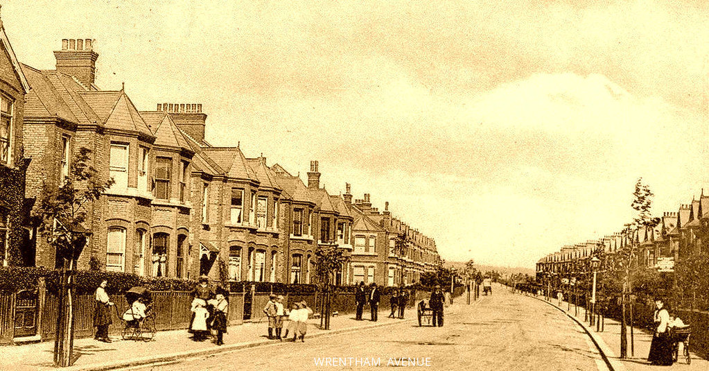 KENSAL RISE Old Postcard Wrentham Avenue. Kensal Rise ca1951rr