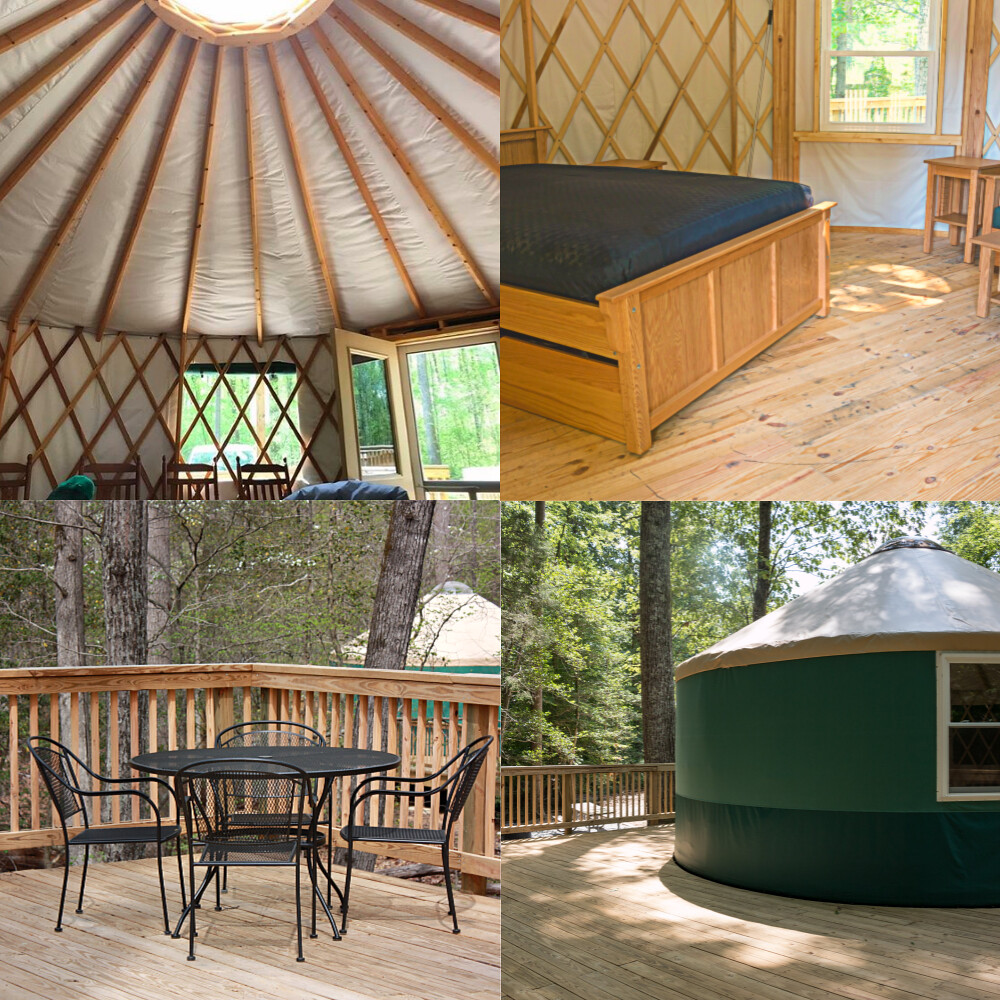 Yurt at Pocahontas State Park Collage SA Park camping info… Flickr