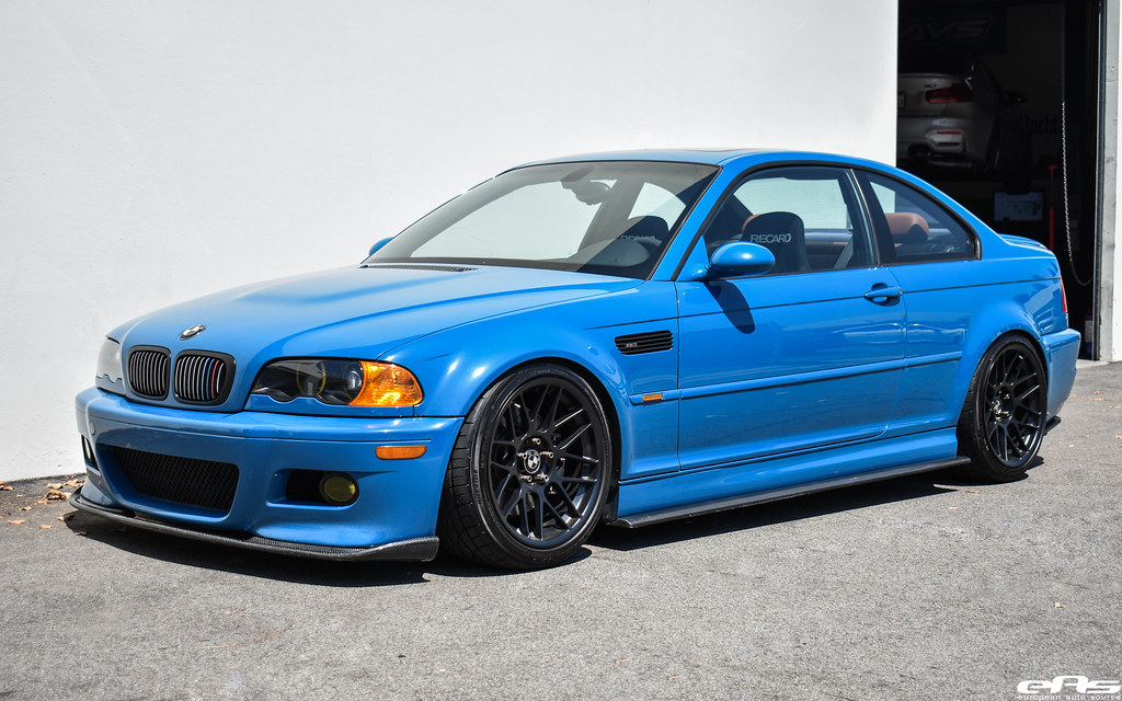 Laguna Seca Blue E46 M3 CSL intake, Recaro Seats, APEX ARC… Flickr