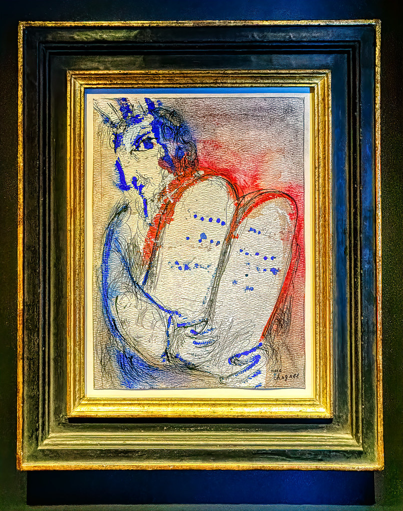 Photo of Moses painting. By the great Marc Chagall. Th… Flickr