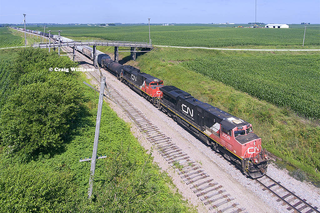 Cn 2239 Eastbound M3389119 East of Winthrop IA The daily … Flickr