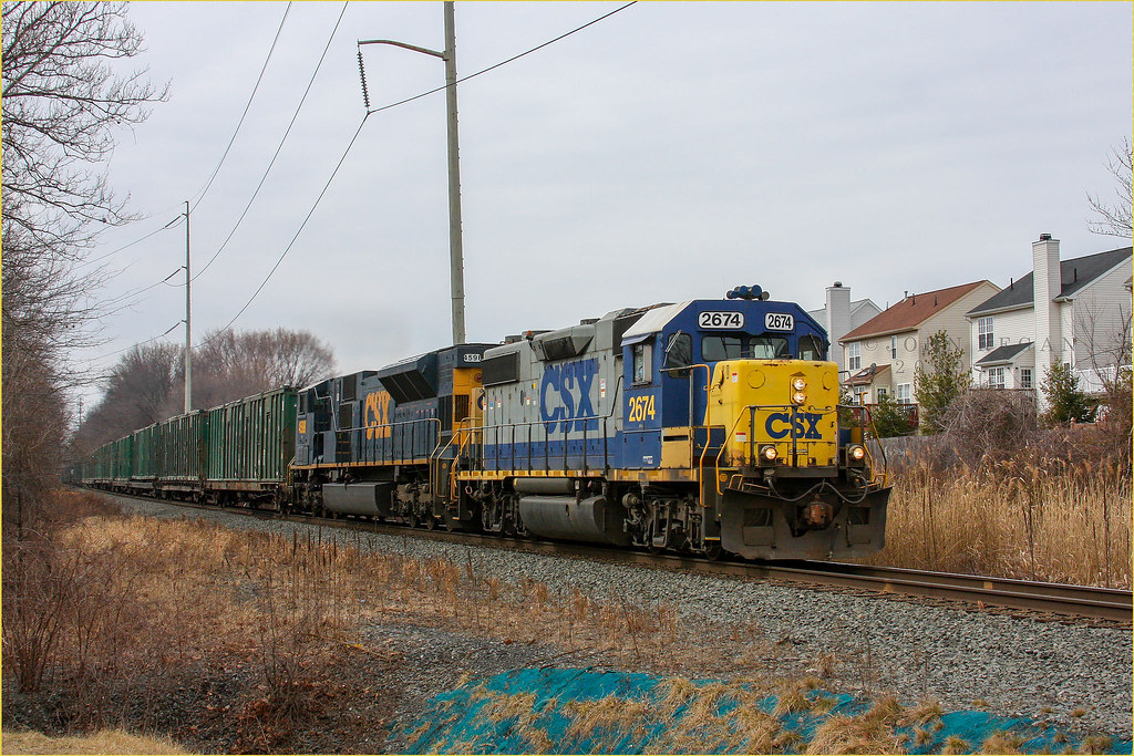 CSX 2674Phila. Pa. Kickin' it old school. Back in the day… Flickr