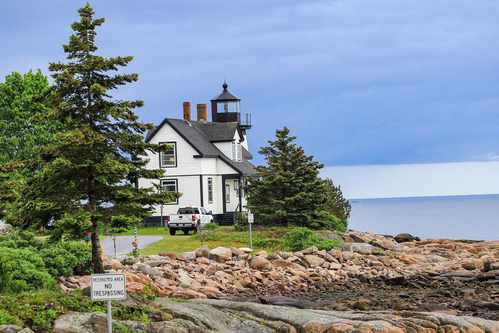 Prospect Harbor Lighthouse, Maine Built in 1850 Prospect H… Flickr