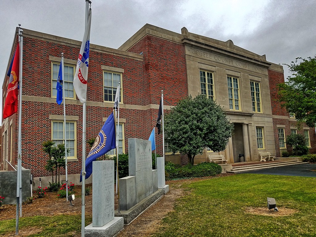 Coffee County Courthouse Douglas GA nrhp 93000941 Down… Flickr