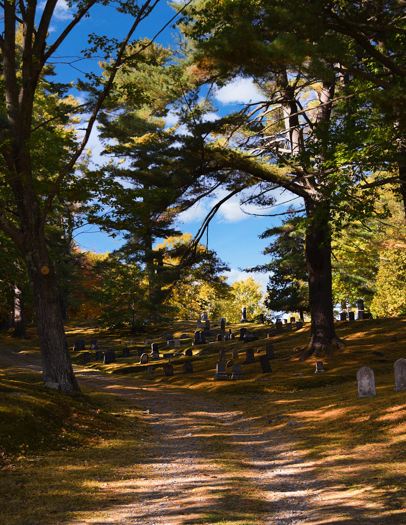 The Road In Mount Hope Cemetery in Bangor, Maine. Scott Flickr