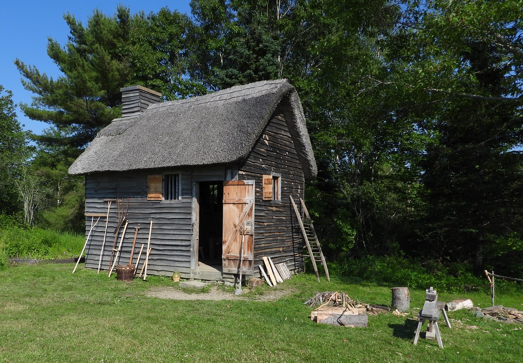 Replica cottage, Colonial Pemaquid www.maine.gov/dacf/park… Flickr