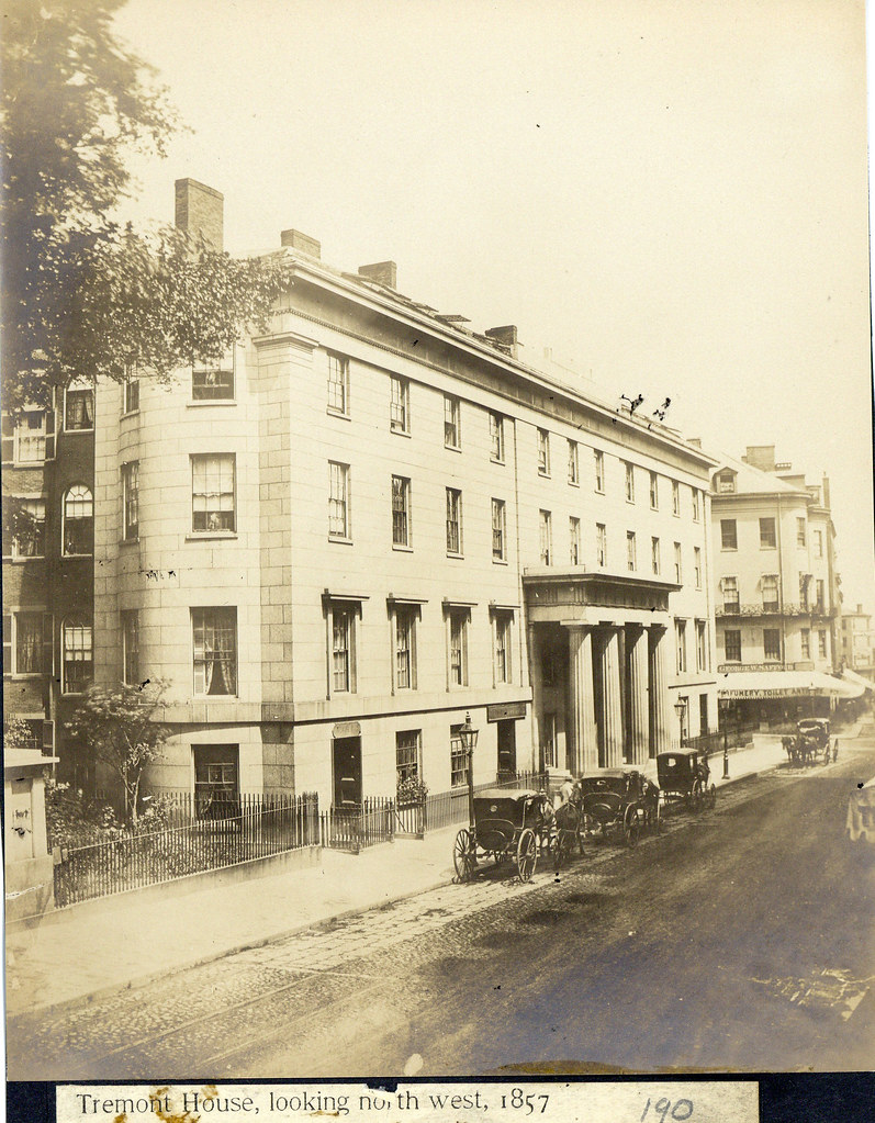 Tremont House, looking north west, 1857 Title from finding… Flickr