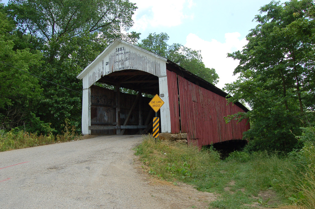 Indiana, Parke County, Sim Smith Covered Bridge (11,043b) Flickr
