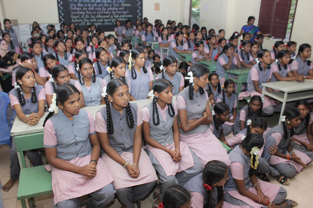 At Government Girls Higher Secondary School, Ashokapuram 125th