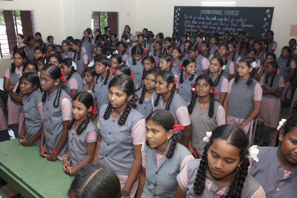 At Government Girls Higher Secondary School, Ashokapuram 125th