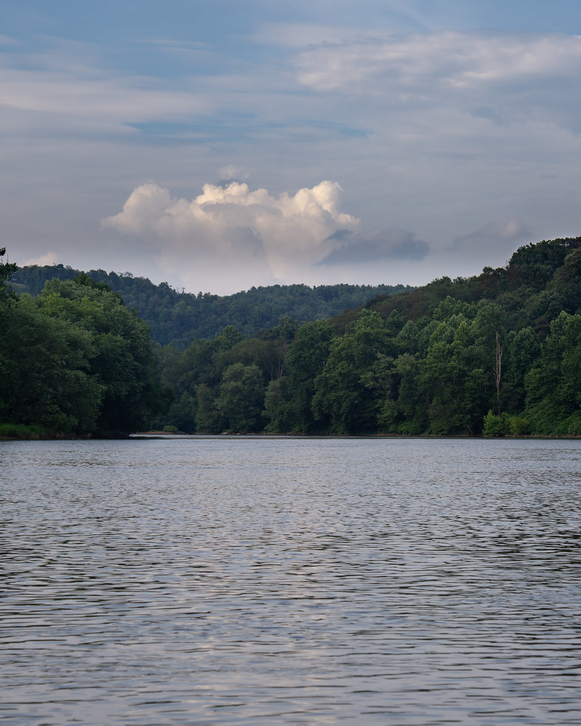 Relaxing on the Kiski River. An evening spent at a spot on… Flickr