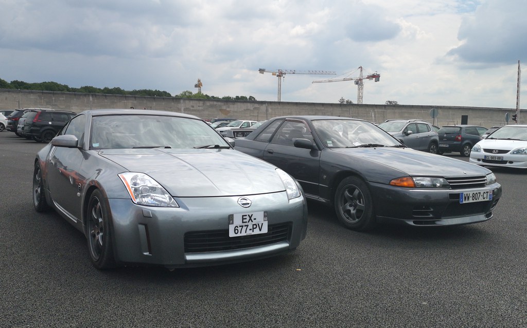 Nissan 350Z & Nissan Skyline GTR R32 2005 Nissan 350Z (V6… Flickr