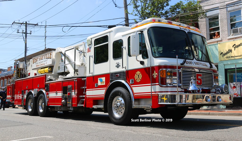 WEST SAYVILLE, NY FIRE DEPARTMENT TOWER LADDER 5 , 3105 Flickr