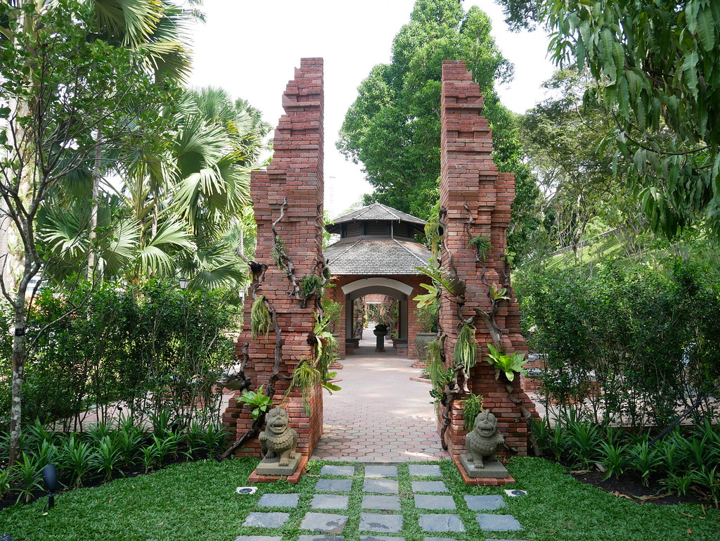 Sang Nila Utama garden 14th century architecture Flickr