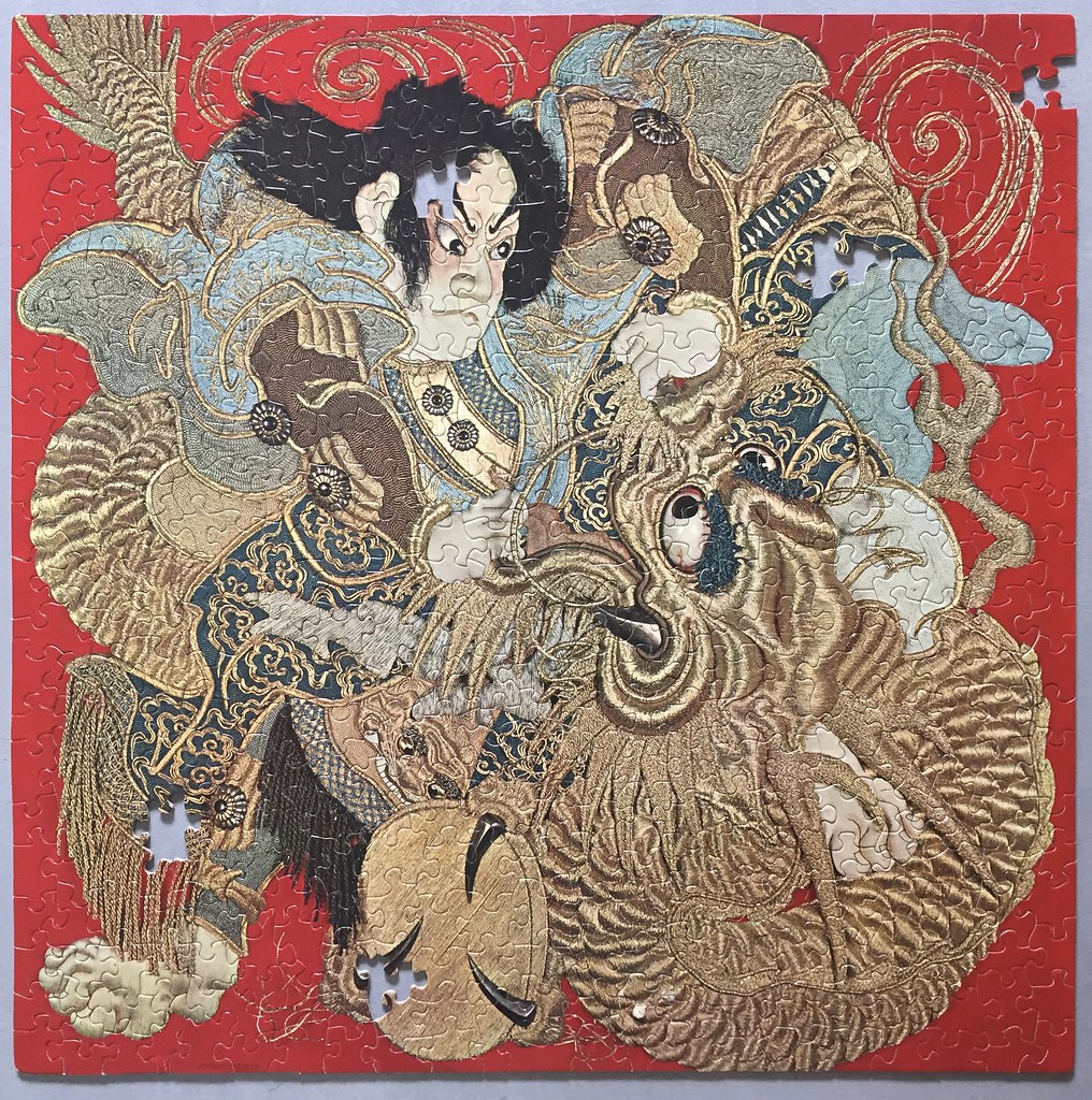 465 piece puzzle, "Kabuki Embroidery (18th c.); Springbok,… Flickr