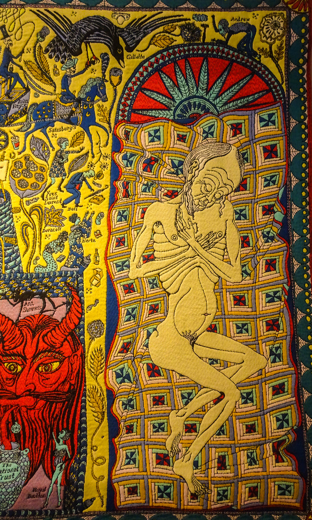 33Close up Walthamstow Tapestry by Grayson Perry 2009 Bon… Flickr