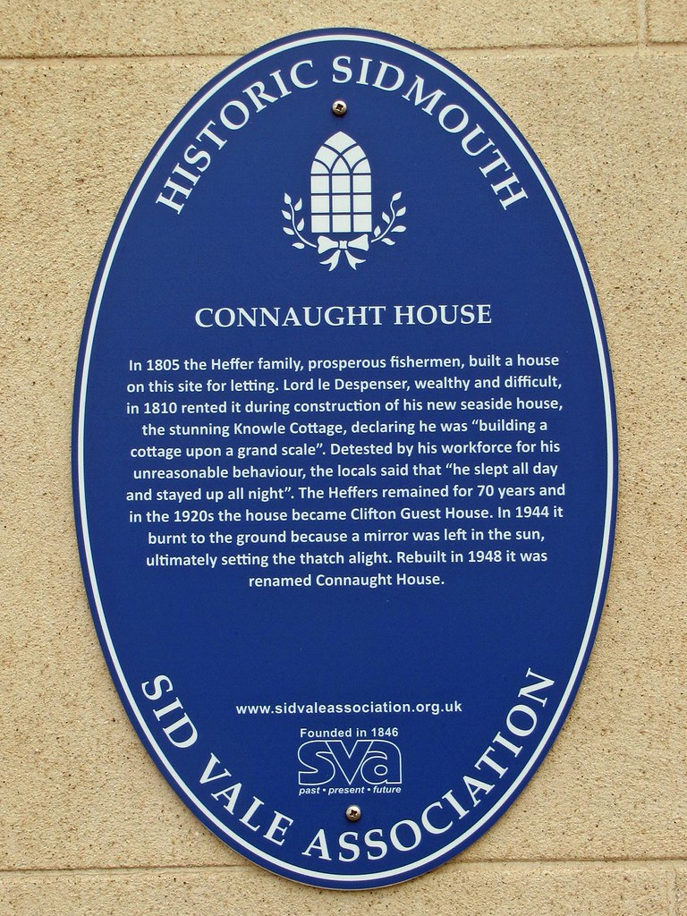 Connaught House Peak Hill Road, Sidmouth Sidmouth Plaque… Flickr