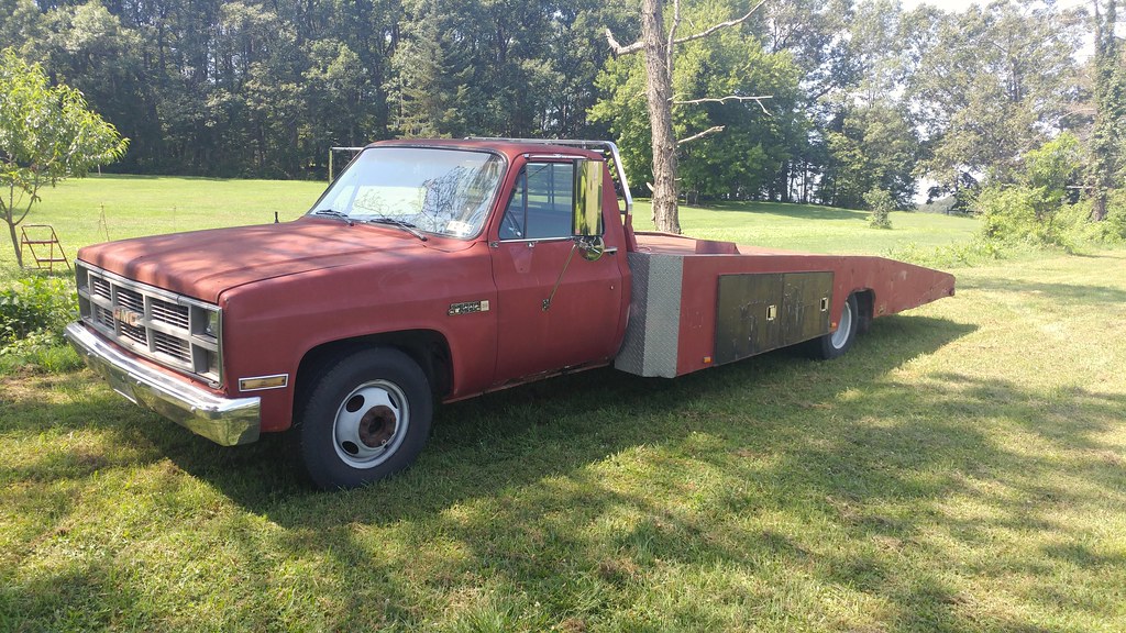 My 1984 GMC ramp truck with a 454 Big Block have big plans… Flickr