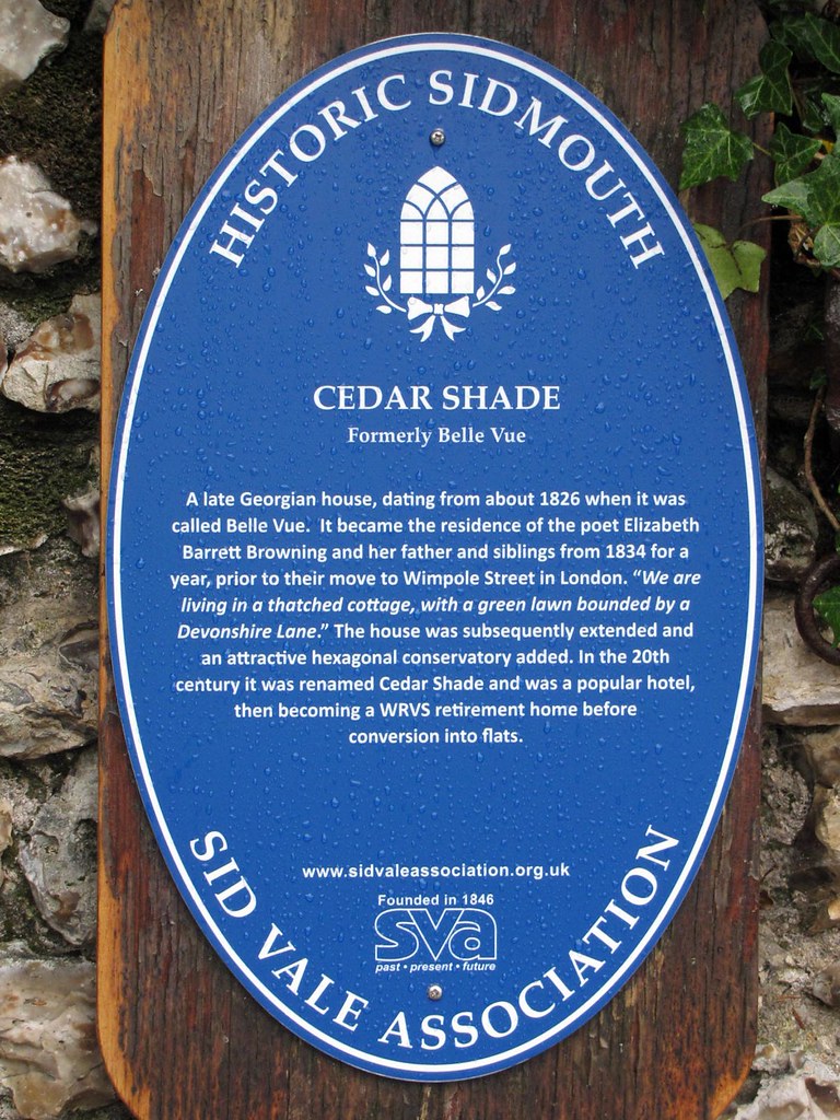 Cedar Shade All Saints Road, Sidmouth Sidmouth Plaque In… Flickr