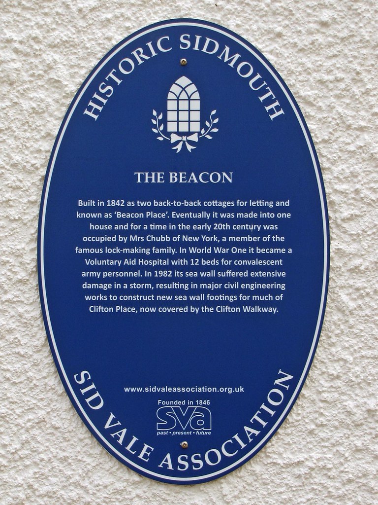 Beacon, The Peak Hill Road, Sidmouth Sidmouth Plaque Ind… Flickr