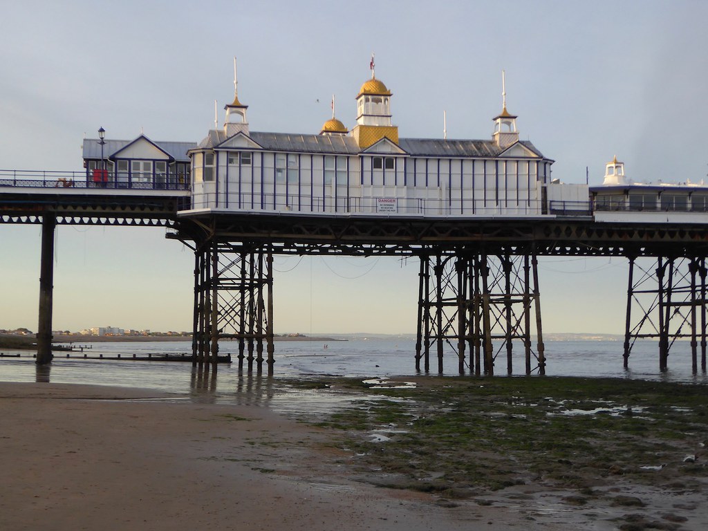 Eastbourne pier at low tide Saturdaywalker Flickr