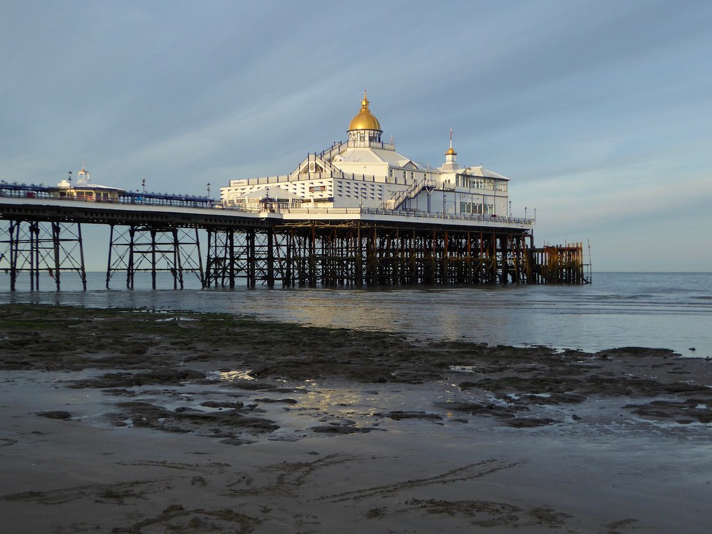 Eastbourne pier at low tide Saturdaywalker Flickr