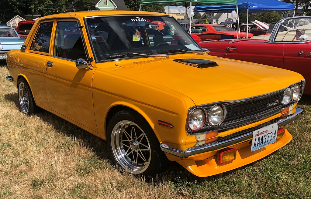 1972 Datsun 510 As I was taking these pictures the owner s… Flickr