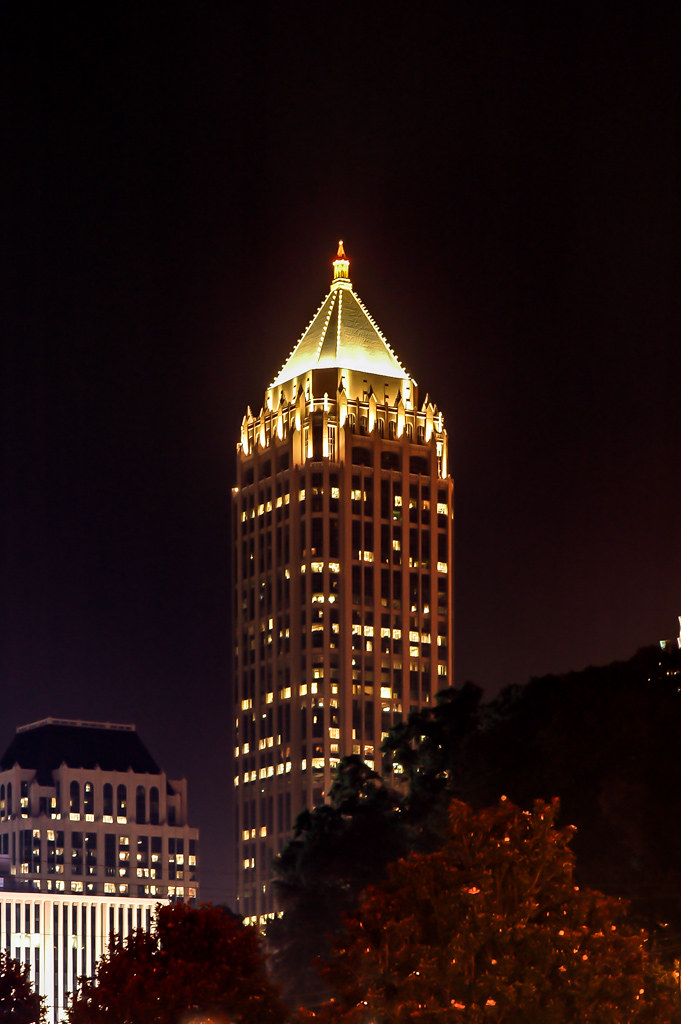 night One Atlantic Center/IBM Tower (1987) Johnson/Burge??? Flickr