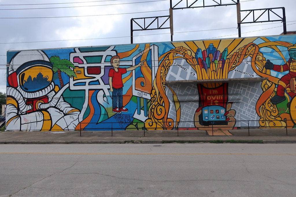 Houston EaDo McDonalds mural a photo on Flickriver