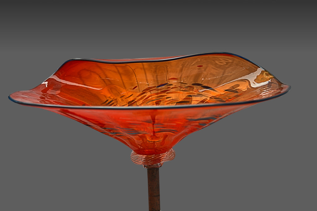 Artistic Glass Blown Piece Glass Art a flower like piece .… Flickr