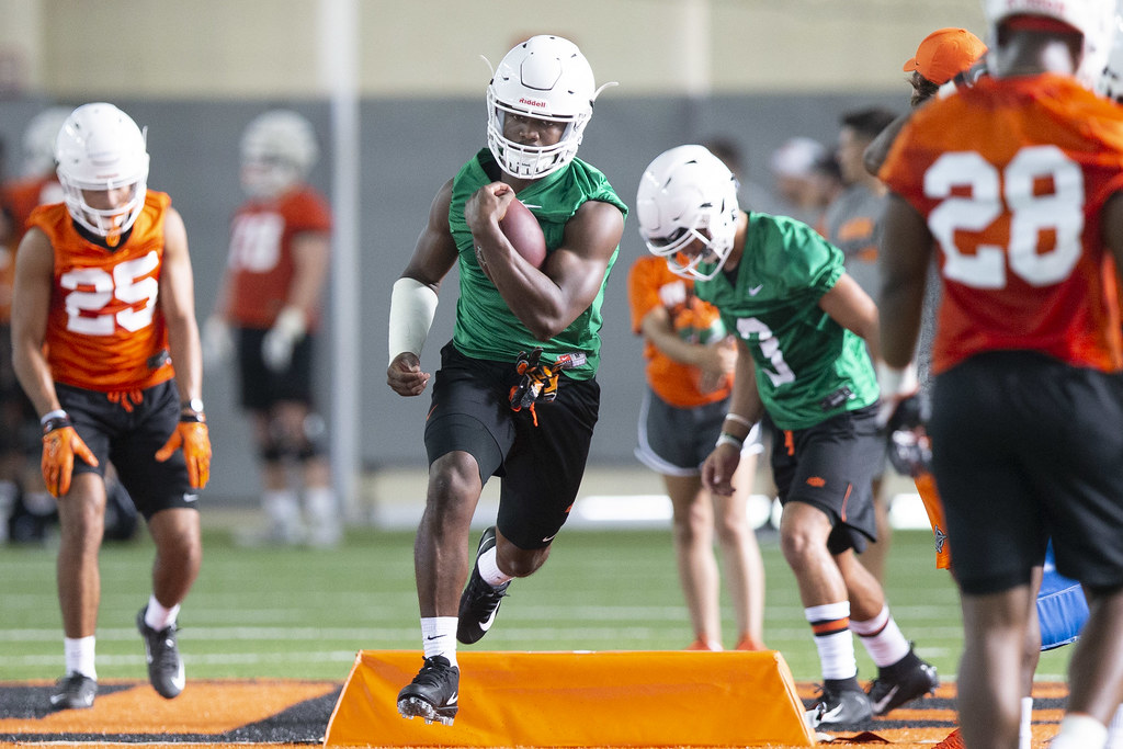 Oklahoma State Cowboy Football Fall Camp, Thursday, August… Flickr