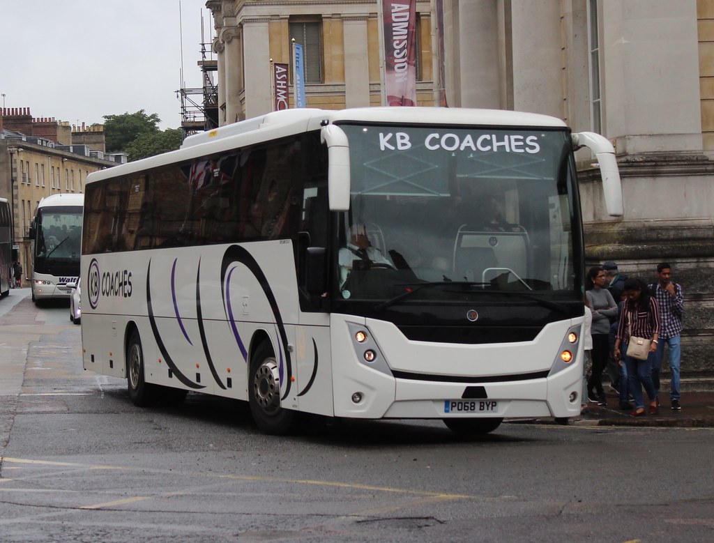 KB Coaches Stonehouse PO68BYP at St Giles Oxford. Flickr
