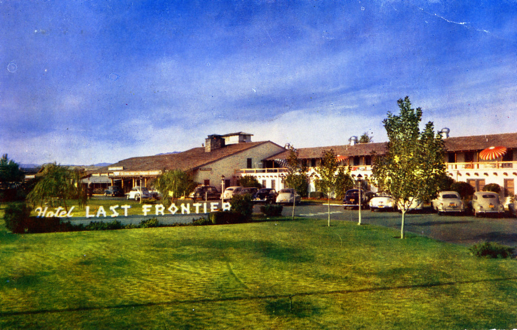 Last Frontier Hotel Las Vegas NV postmarked 1953 William L. Bird