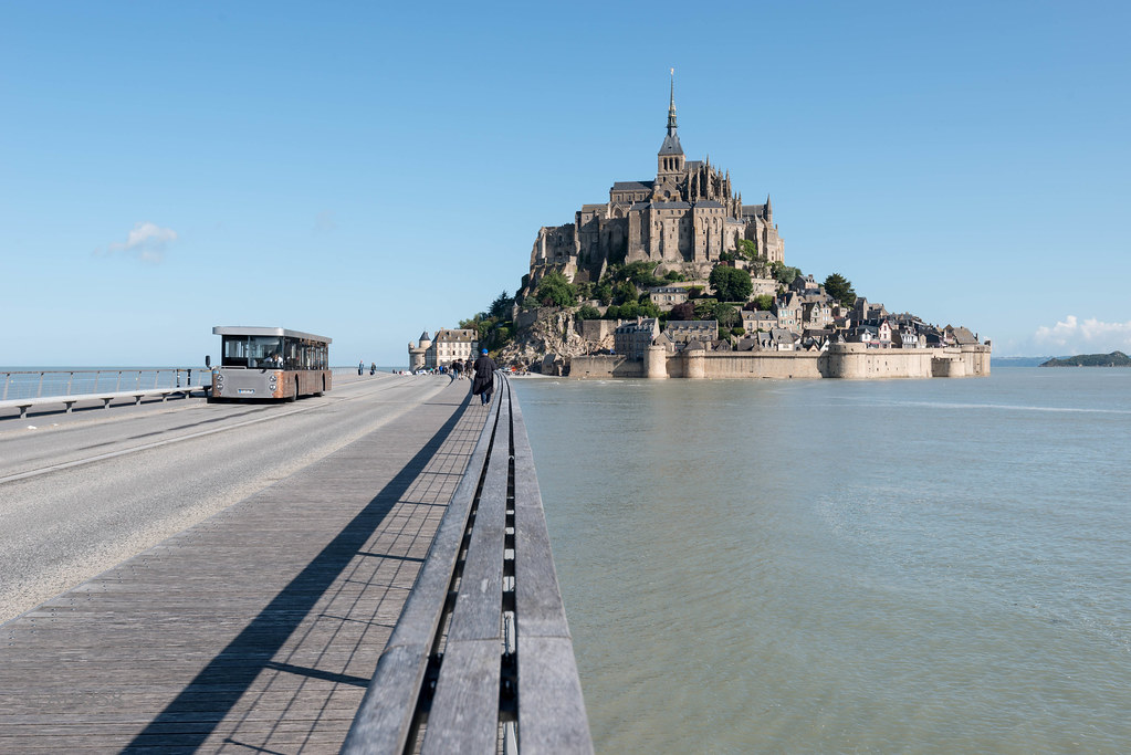 Mont Saint Michel + Shuttle bus Normandy, France en.wi… Flickr