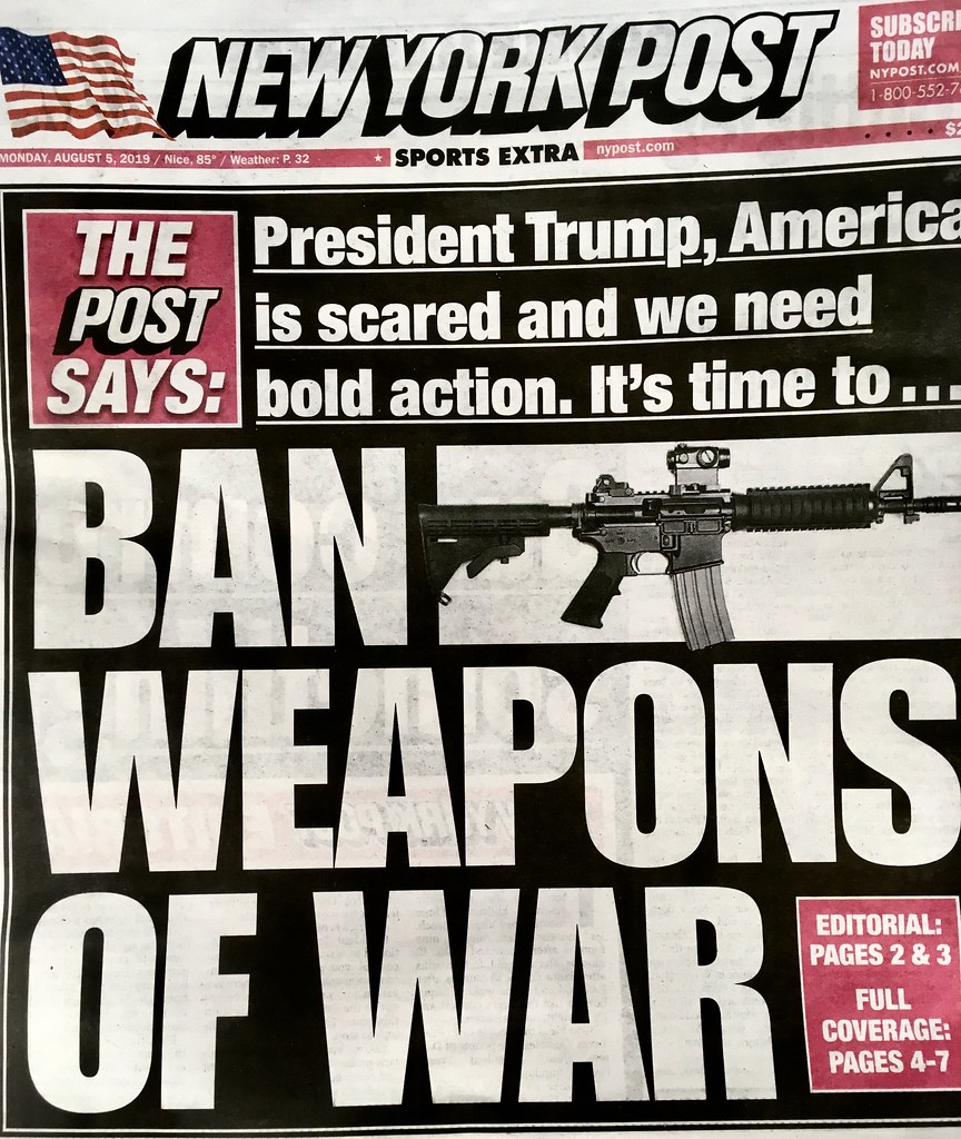 NY POST Front page headline of the New York Post, Monday, … Flickr