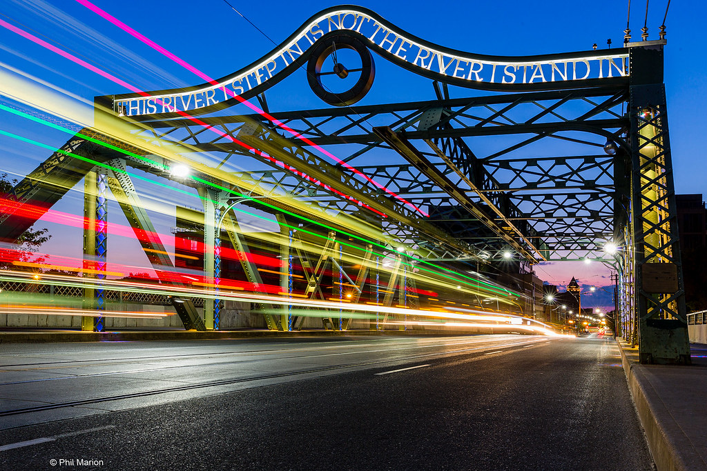 Queen Street bridge over the Don River (as a street car pa… Flickr