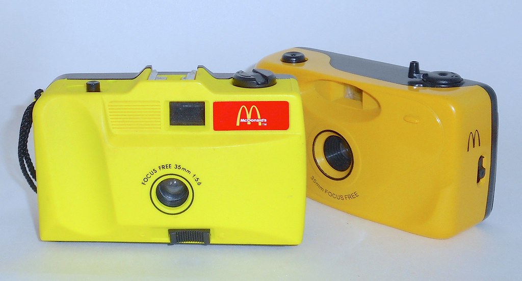 McDonald's promotion cameras Simple plastic compacts for 3… Flickr