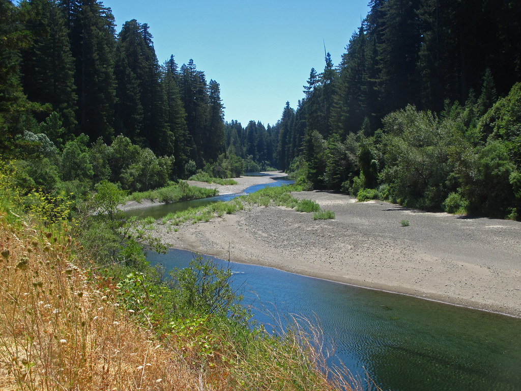 The Eel River 8/4/19 Flowing north, towards us, low this t… Flickr